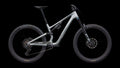 Stumpjumper 15 EVO Comp - SRAM S-1000 AXS, FOX Rhythm (2026) — Gloss Shadow Silver / Majesty Blue Metallic — side view