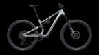 Stumpjumper 15 EVO Comp - SRAM S-1000 AXS, FOX Rhythm (2026) — Gloss Shadow Silver / Majesty Blue Metallic — side view