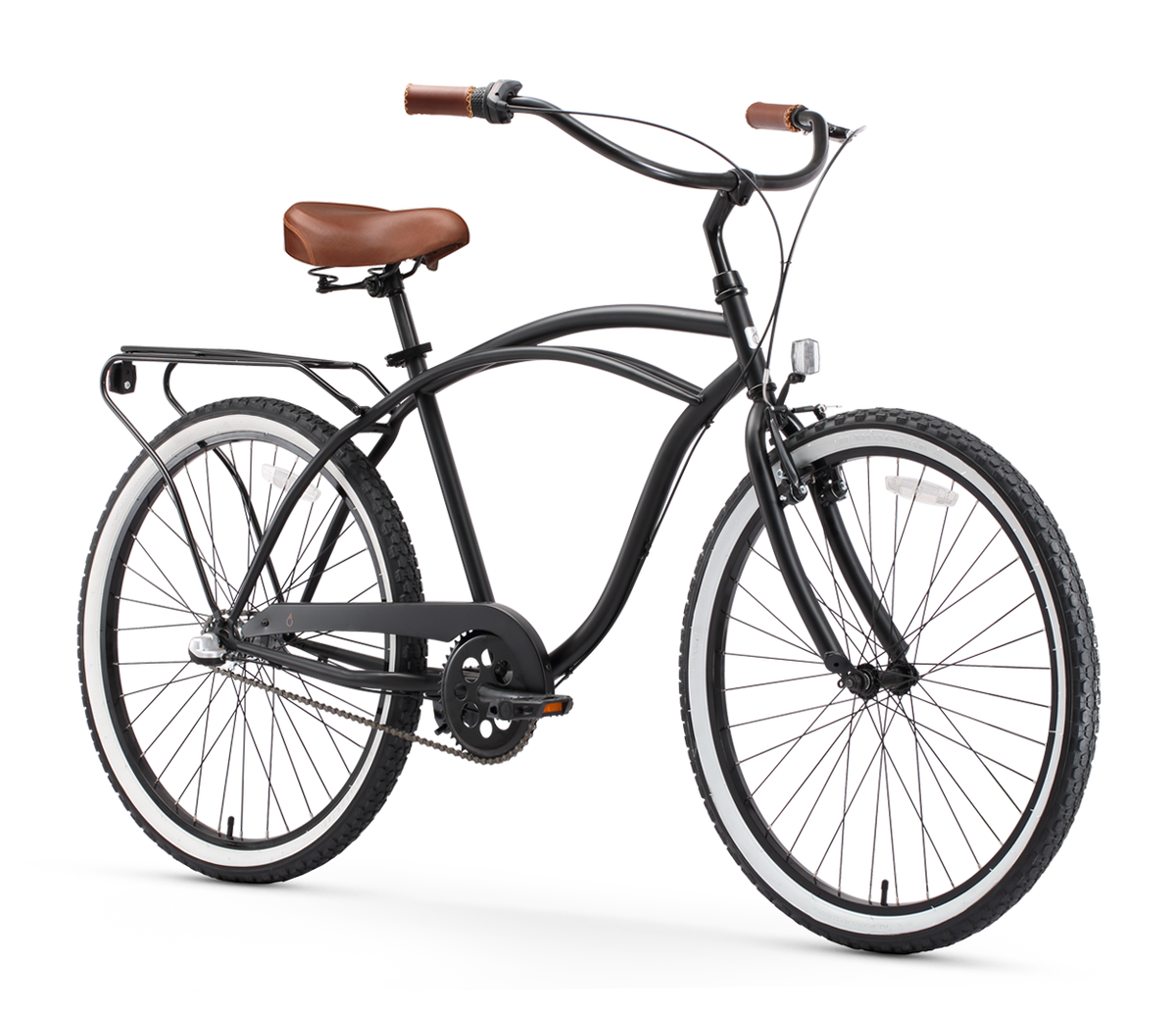 sixthreezero Around the Block Men's 26" 3 Speed Cruiser Bicycle — product view 7