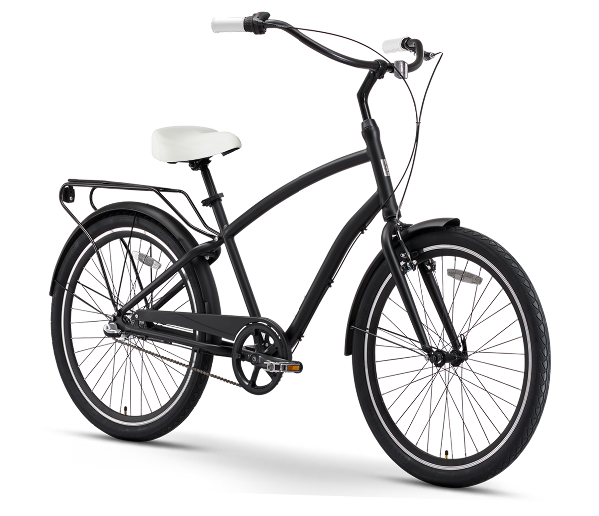 sixthreezero EVRYjourney Men's  26" 3 Speed Touring Hybrid Bicycle — product view 4