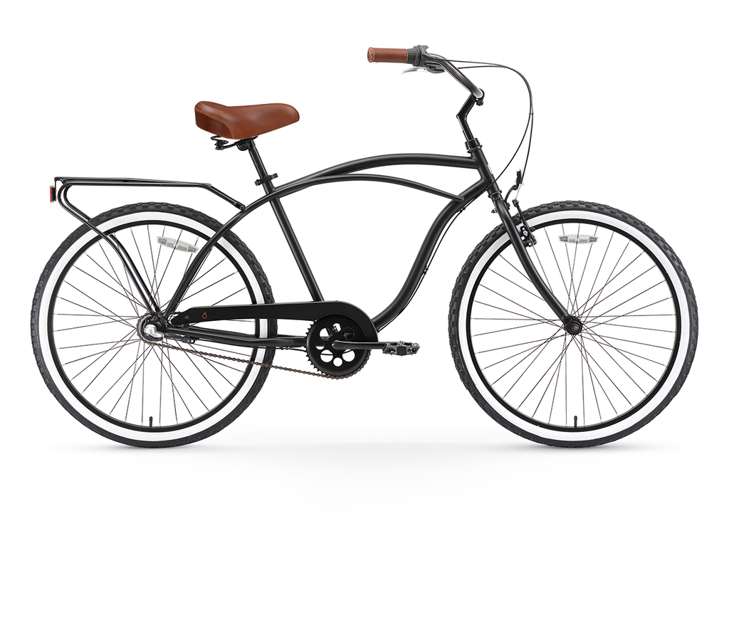sixthreezero Around the Block Men's 26" 3 Speed Cruiser Bicycle — product view 8