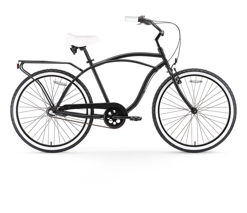 sixthreezero Around the Block Men's 26" 3 Speed Cruiser Bicycle — product view 6