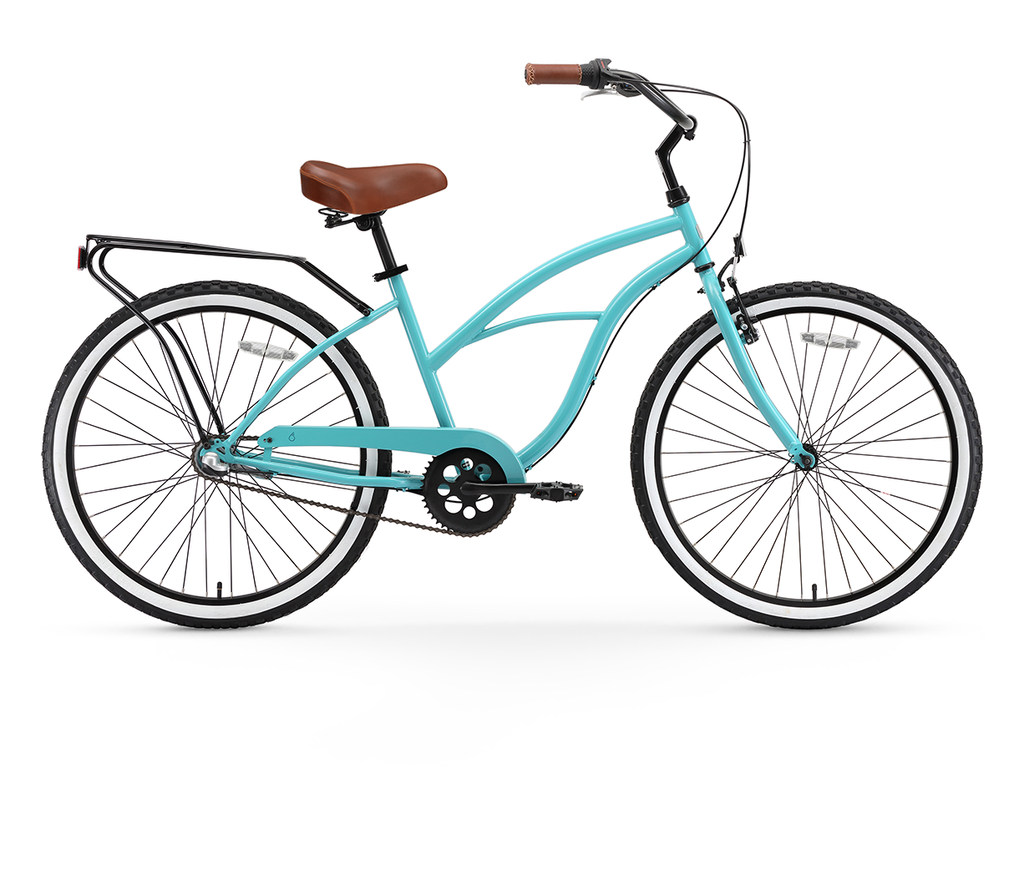 sixthreezero Around the Block Women's 26" 3 Speed Cruiser Bicycle — product view 13