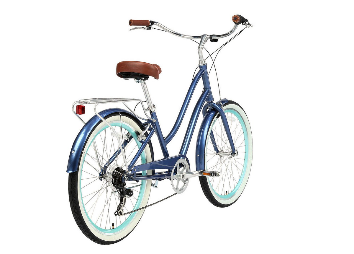 sixthreezero EVRYjourney Women's 24" 7 Speed Step-Through Touring Hybrid Bicycle — product view 65