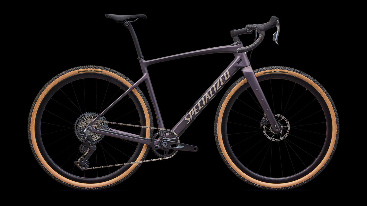 Diverge 4 Expert - SRAM Rival XPLR (2026) — Nebula Metallic/Sandstone Metallic — side view