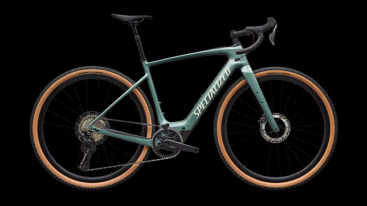 Turbo Creo 2 Expert - Shimano GRX Di2 (2026) — Gloss Fjord Metallic/Birch — side view