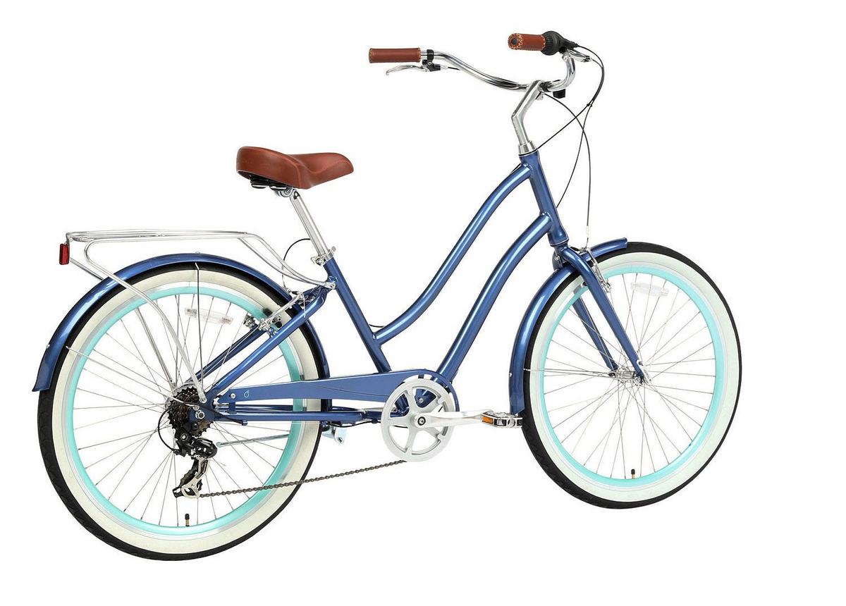 sixthreezero EVRYjourney Women's 24" 7 Speed Step-Through Touring Hybrid Bicycle — product view 68