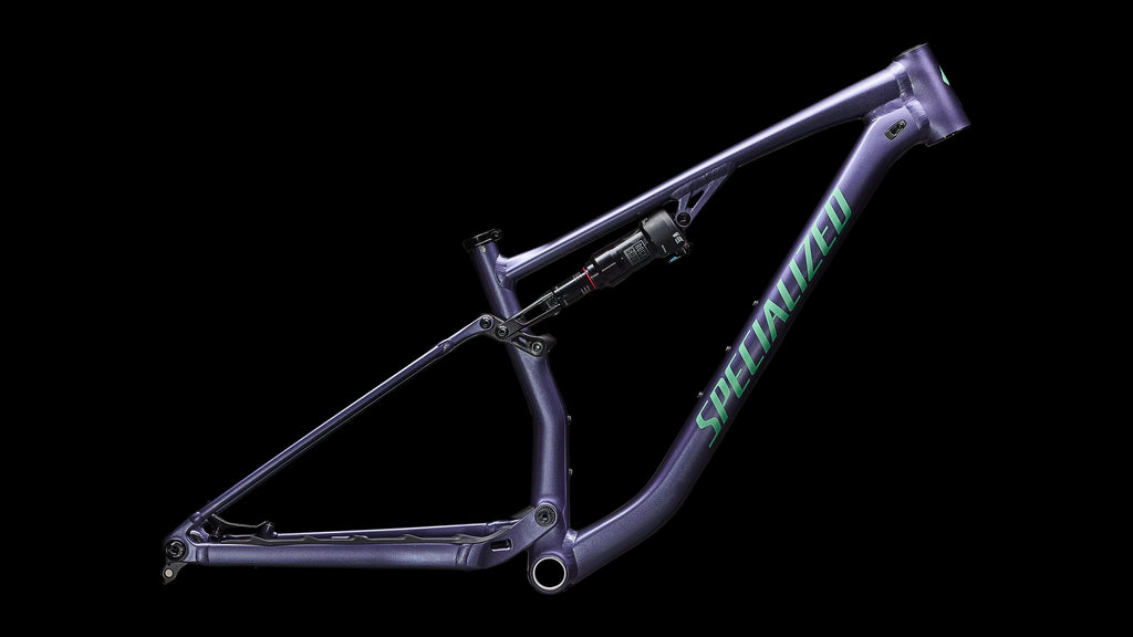 Chisel Frameset (2026) — Gloss Mauve Metallic / Oasis Tint Over Flake Silver — side view