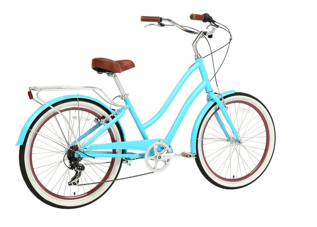 sixthreezero EVRYjourney Women's 24" 7 Speed Step-Through Touring Hybrid Bicycle — product view 105