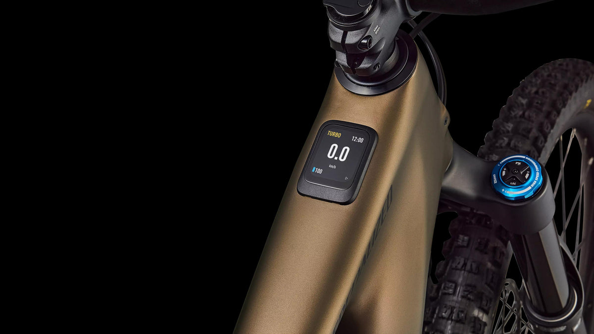 Turbo Levo 4 Expert (2026) — Satin Burnt Gold Metallic / Doppio — detail 90