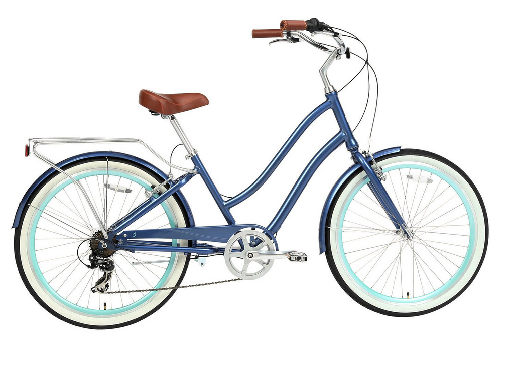 sixthreezero EVRYjourney Women's 24" 7 Speed Step-Through Touring Hybrid Bicycle — product view 69