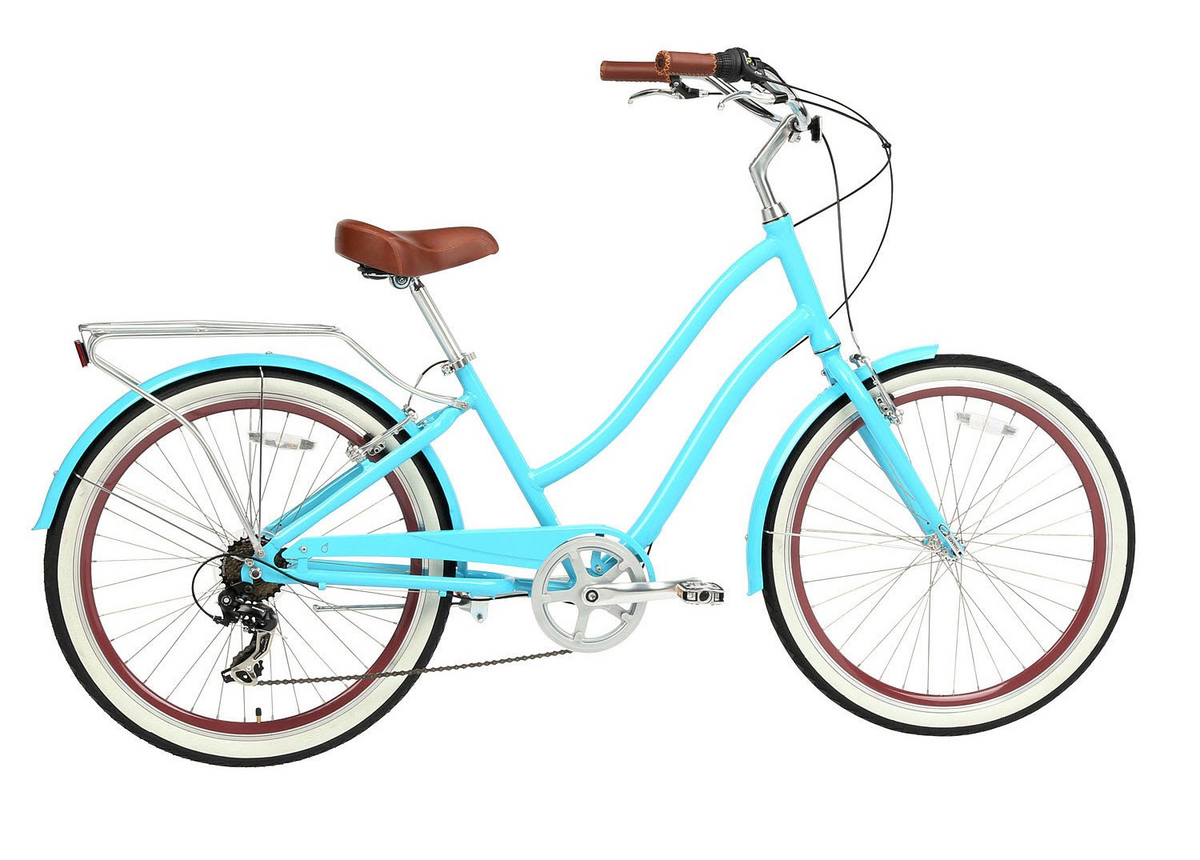 sixthreezero EVRYjourney Women's 24" 7 Speed Step-Through Touring Hybrid Bicycle — product view 107