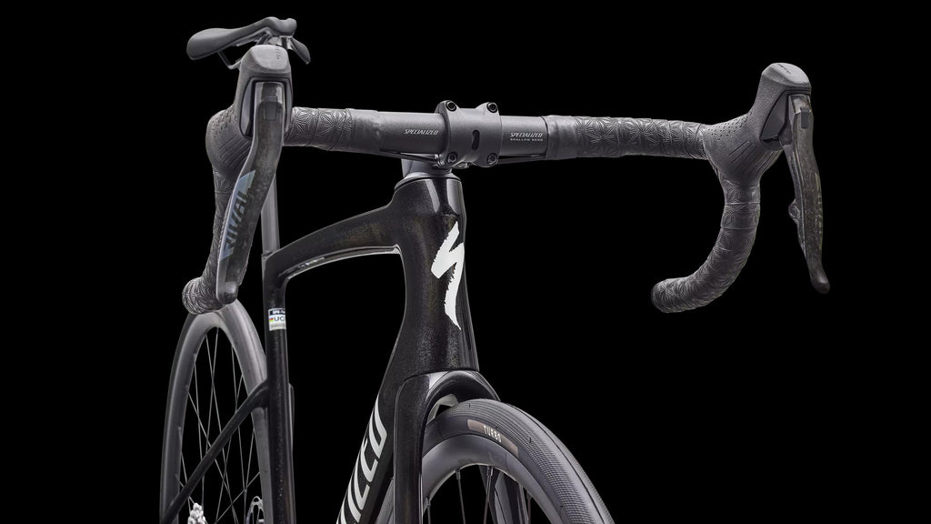 Tarmac SL9 Comp - SRAM Rival AXS (2027) — Gloss Charcoal Tint / Dolomite Metallic — detail 50
