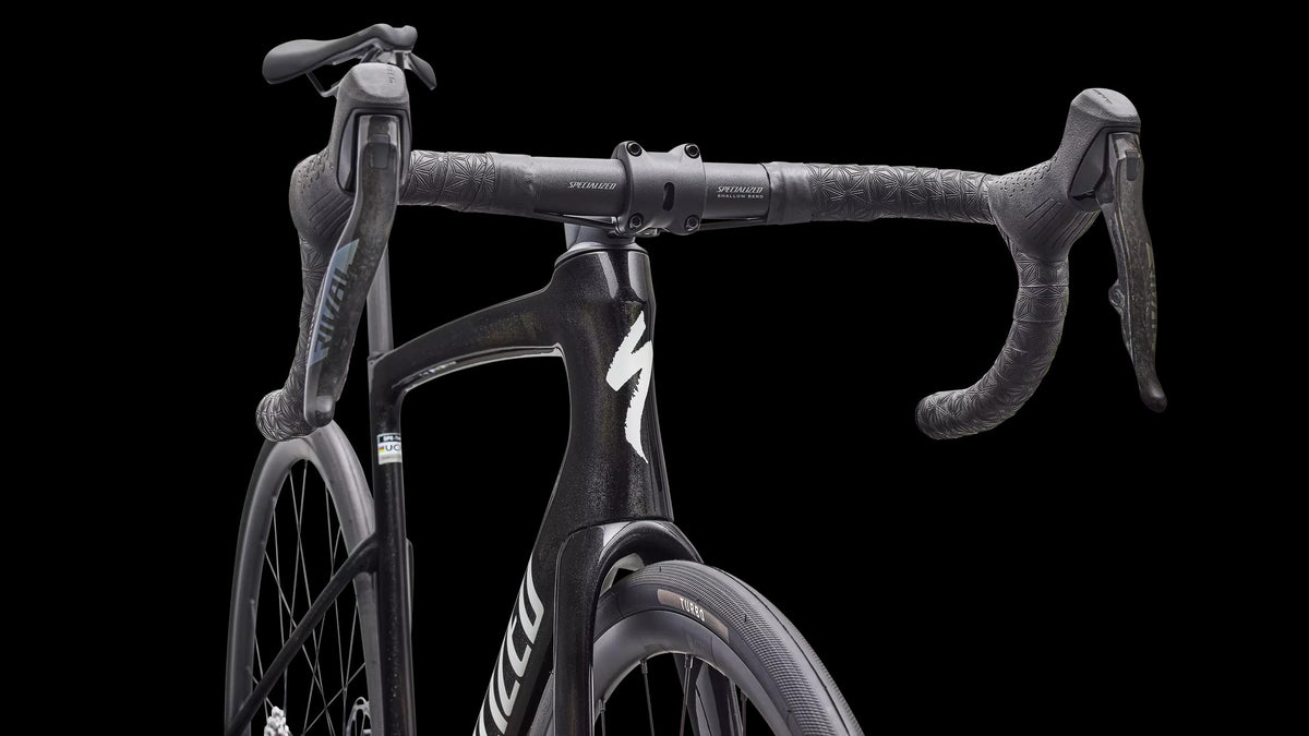 Tarmac SL9 Comp - SRAM Rival AXS (2027) — Gloss Charcoal Tint / Dolomite Metallic — detail 50