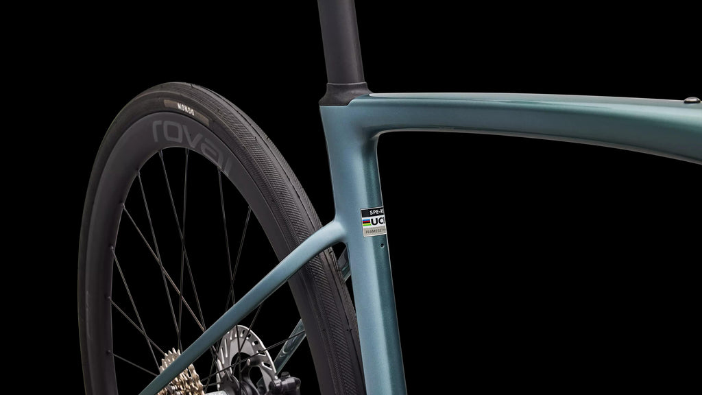 Roubaix SL8 Expert - Shimano Ultegra Di2 (2026) — Gloss Fjord Metallic/White Pearl Fade/Emerald Metallic — detail 60