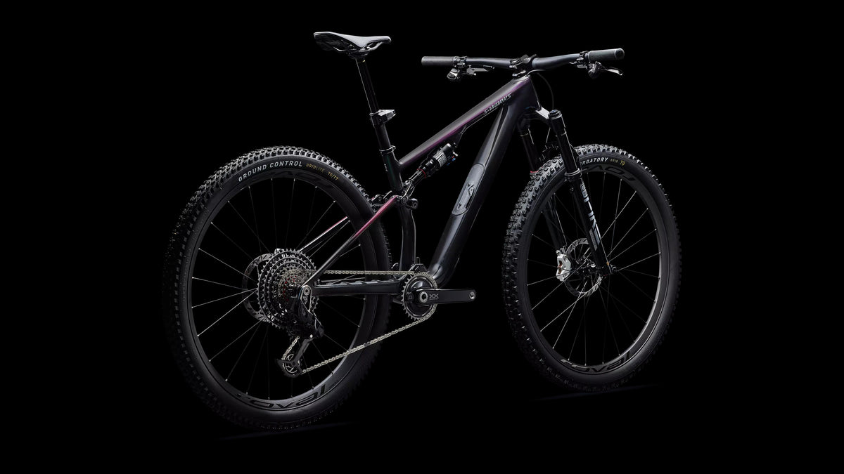 S-Works Epic 8 EVO - SRAM XX SL AXS, RockShox Ultimate (2026) — Gloss Carbon / Green to Purple Viavi Fade / Brushed Liquid Metal — detail 100