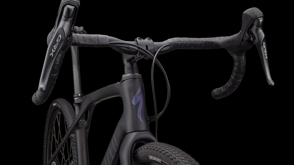 Diverge STR Comp - Shimano GRX (2024) — Satin Metallic Midnight Shadow / Violet Ghost Pearl — detail 50