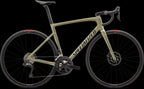 Tarmac SL7 Comp - Shimano 105 Di2 (2024) — Gloss Metallic Spruce / Metallic Midnight Shadow — side view