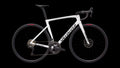 Tarmac SL7 Sport - Shimano 105 (2026) — Gloss White / Dark Navy Metallic — side view