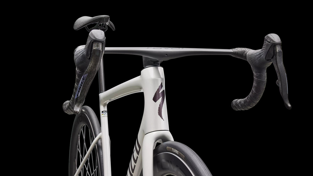 Tarmac SL8 Pro - SRAM Force AXS (2026) — Gloss Dolomite Metallic / Nebula Metallic — detail 50