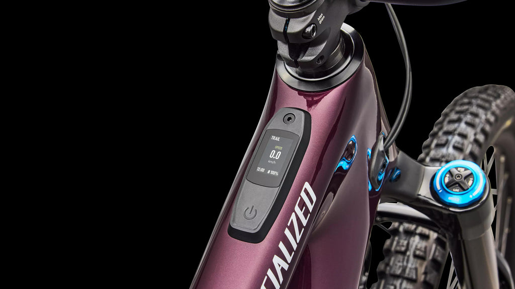 Turbo Levo SL 2 Expert Di2 (2026) — Bordeaux / White — detail 90