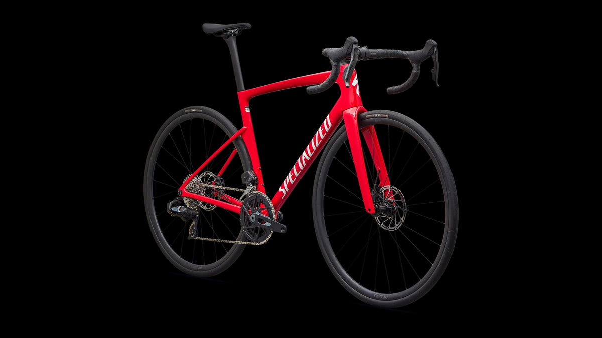 Tarmac SL9 Comp - SRAM Rival AXS (2027) — Gloss Vivid Red / White — detail 20