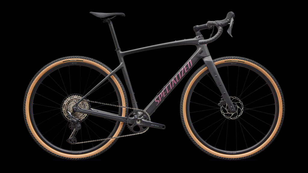 Diverge 4 Sport Carbon - Shimano GRX 600 (2026) — Obsidian Metallic/Quartz Metallic — side view