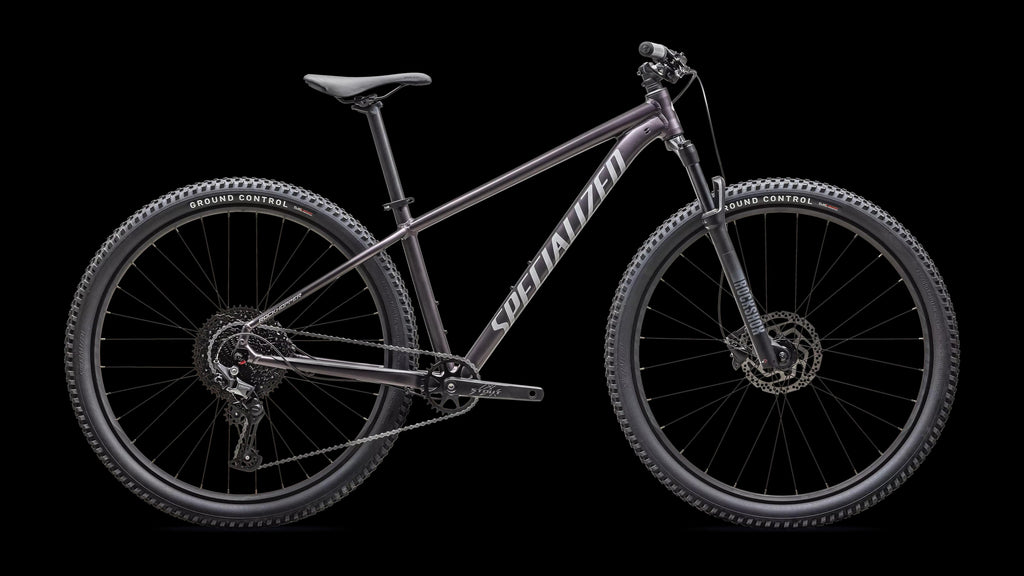 Rockhopper Comp (2026) — Satin Nebula Metallic / Dolomite Metallic — side view
