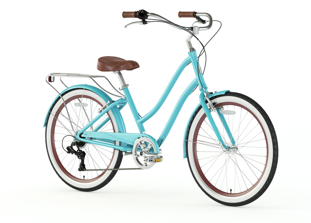 sixthreezero EVRYjourney Women's 26" Single Speed Step-Through Touring Hybrid Bicycle — product view 43