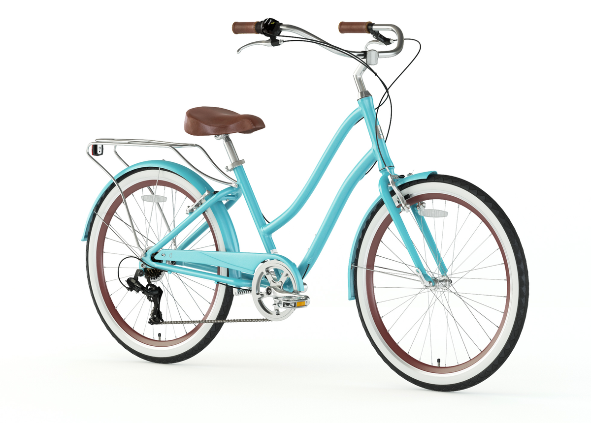 sixthreezero EVRYjourney Women's 26" Single Speed Step-Through Touring Hybrid Bicycle — product view 43
