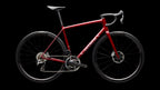 S-Works Aethos 2 - SRAM RED AXS (2026) — Sandstone Metallic Base / Red Tint — side view