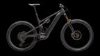 Turbo Levo 4 Pro (2026) — Gloss Metallic Obsidian / Burnt Gold Metallic — side view