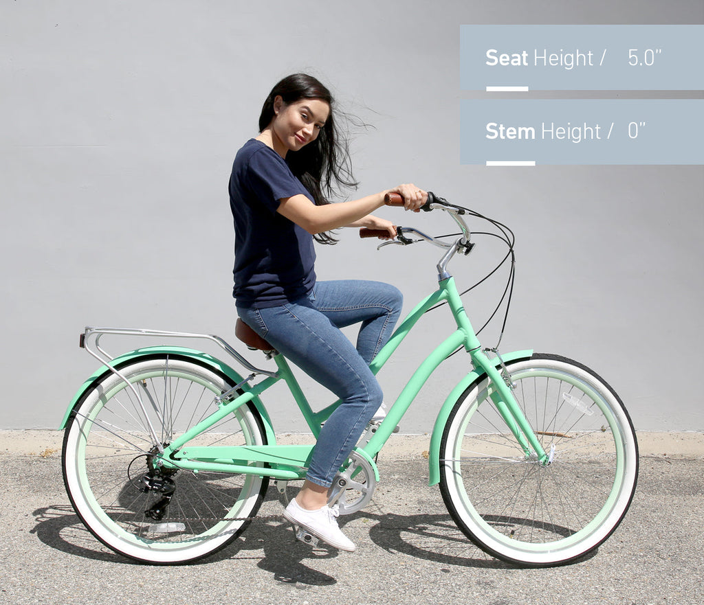 sixthreezero NEW EVRYjourney Women's 26" 7-Speed Speed Step-Through Touring Hybrid Bicycle — product view 34