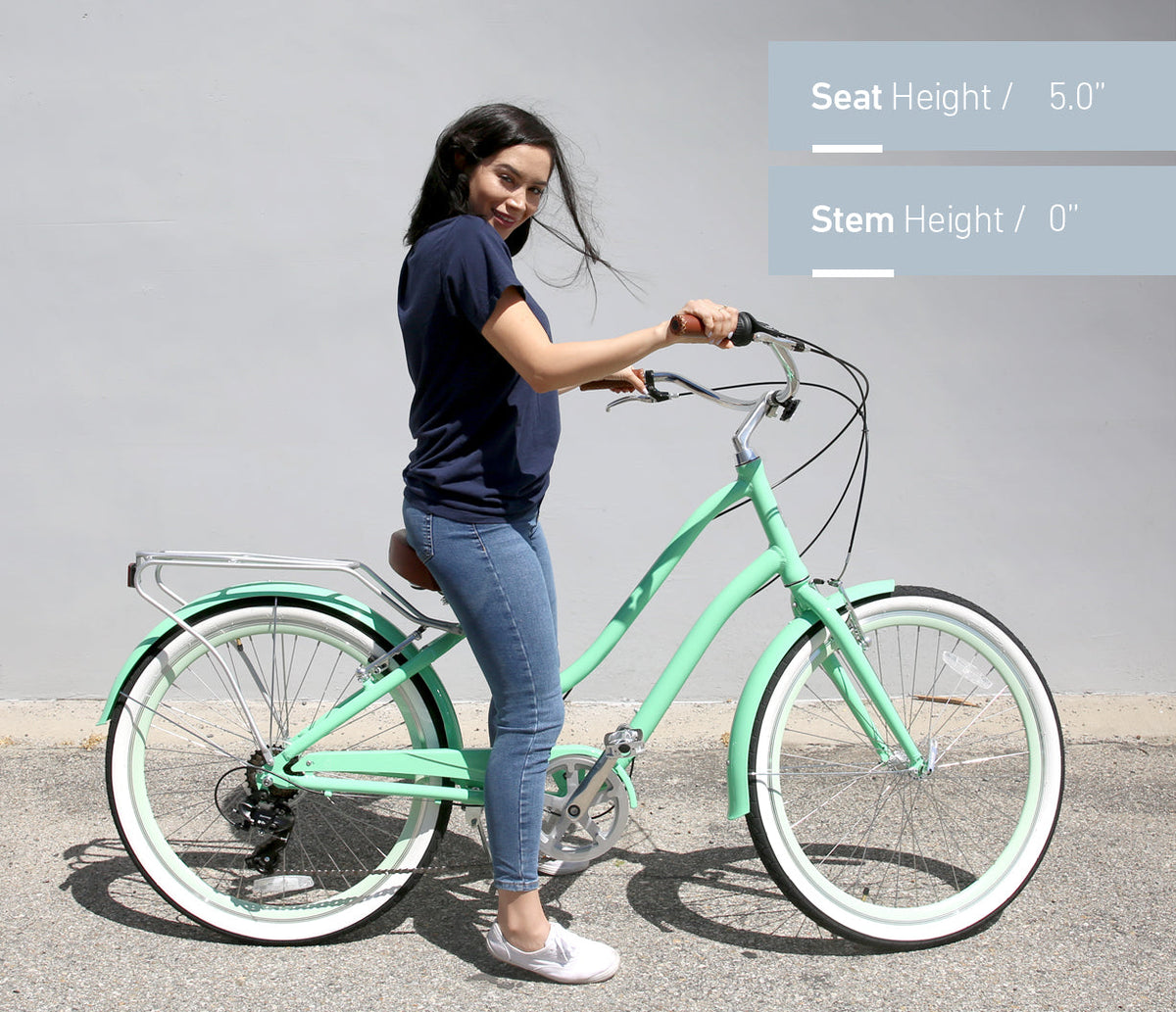 sixthreezero EVRYjourney Women's 26" Single Speed Step-Through Touring Hybrid Bicycle — product view 112