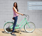 sixthreezero EVRYjourney Women's 26" Single Speed Step-Through Touring Hybrid Bicycle — product view 132