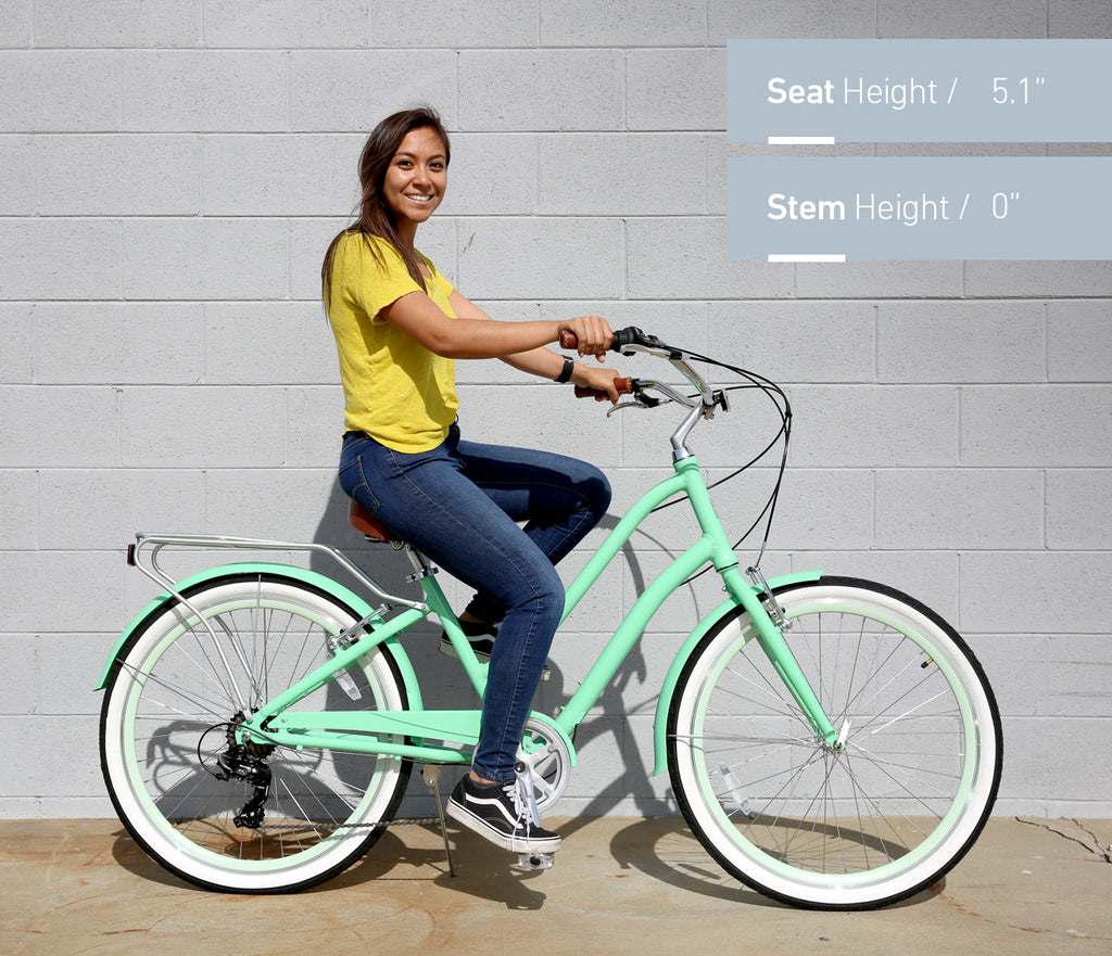 sixthreezero NEW EVRYjourney Women's 26" 7-Speed Speed Step-Through Touring Hybrid Bicycle — product view 36