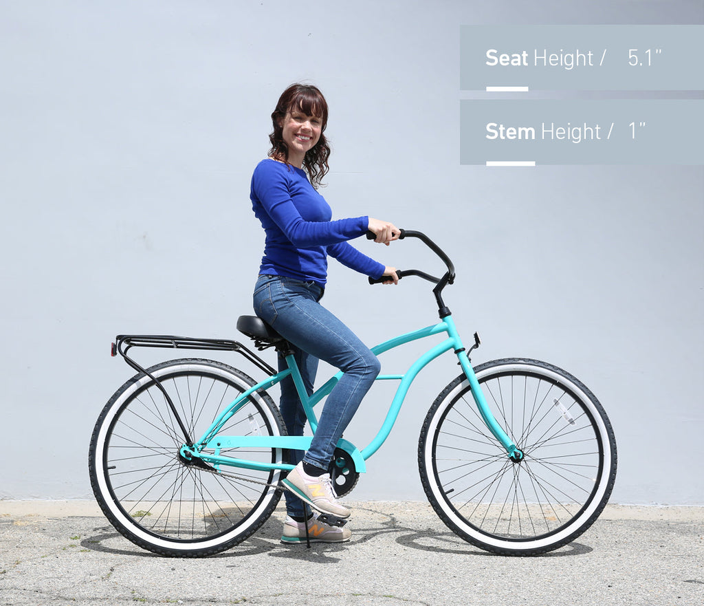 sixthreezero Around the Block Women's 26" 21 Speed Cruiser Bicycle — product view 93