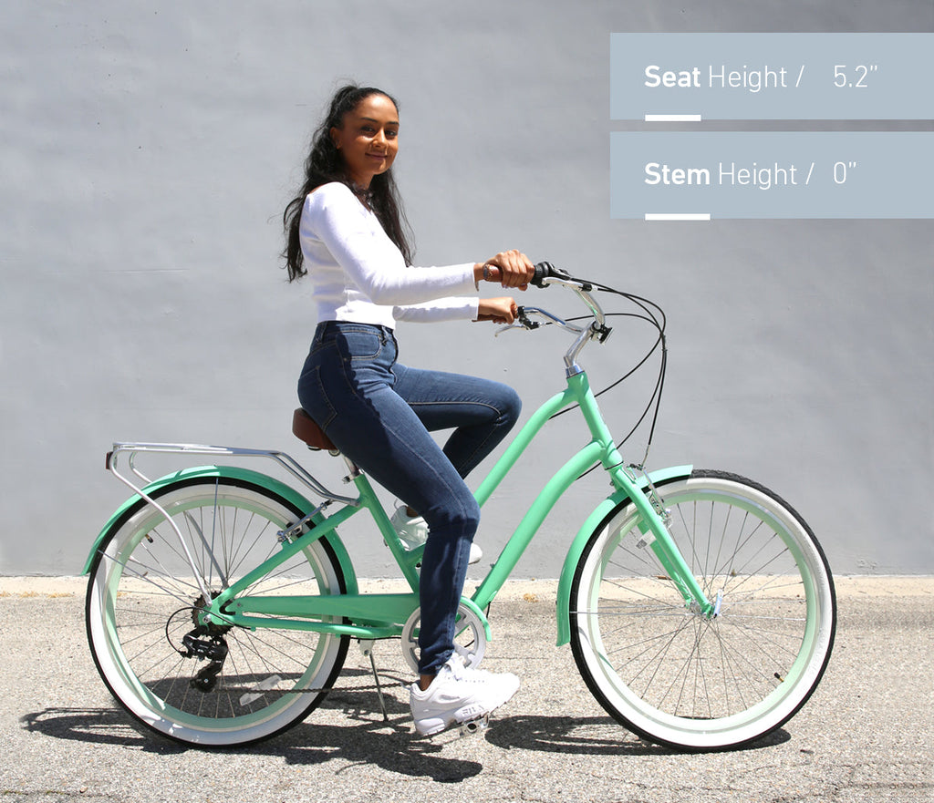 sixthreezero EVRYjourney Women's 26" Single Speed Step-Through Touring Hybrid Bicycle — product view 115