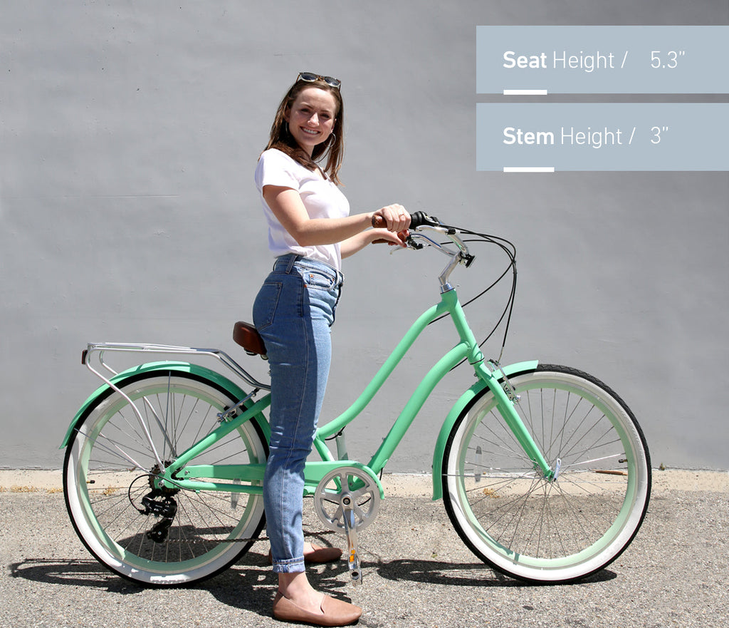 sixthreezero EVRYjourney Women's 26" Single Speed Step-Through Touring Hybrid Bicycle — product view 118
