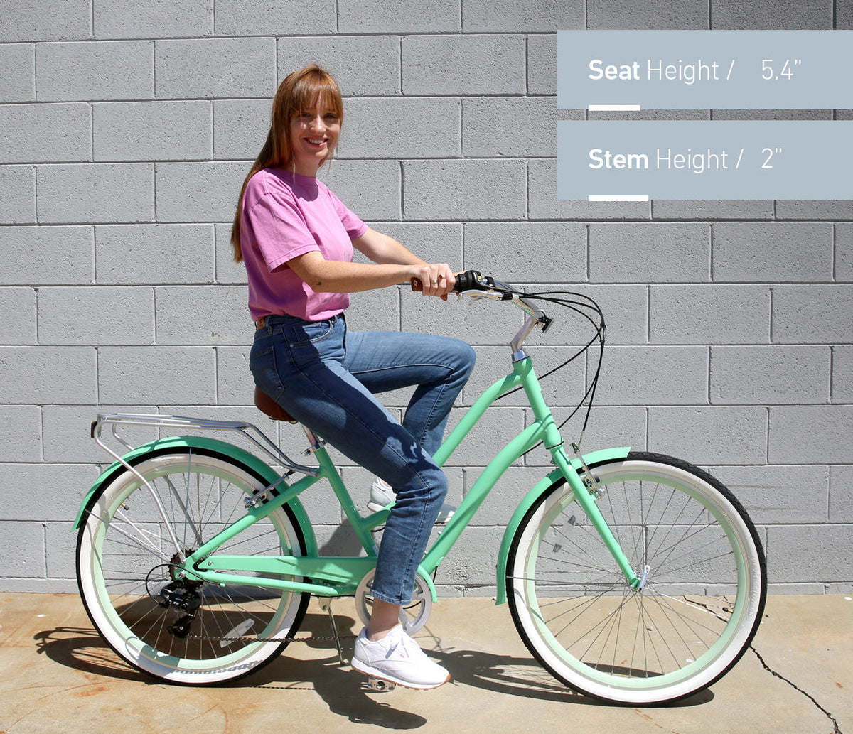 sixthreezero EVRYjourney Women's 26" 3 Speed Steel Step-Through Touring Hybrid Bicycle — product view 31