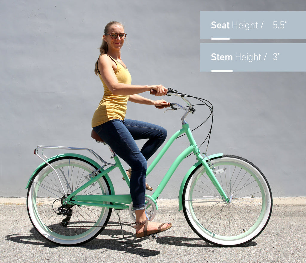 sixthreezero NEW EVRYjourney Women's 26" 7-Speed Speed Step-Through Touring Hybrid Bicycle — product view 44