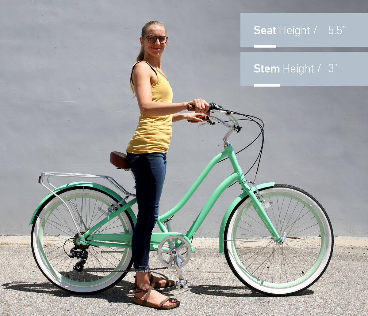 sixthreezero EVRYjourney Women's 26" Single Speed Step-Through Touring Hybrid Bicycle — product view 122