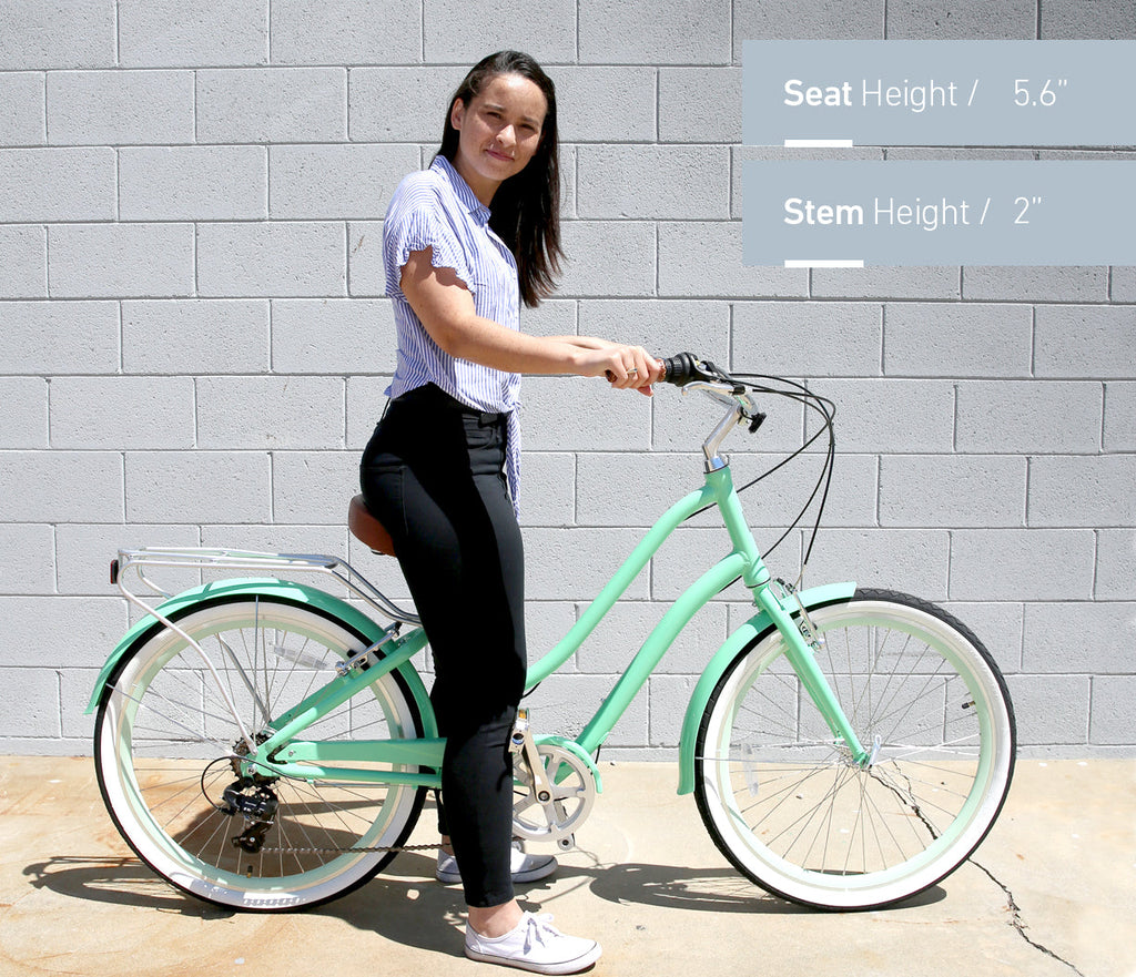 sixthreezero NEW EVRYjourney Women's 26" 7-Speed Speed Step-Through Touring Hybrid Bicycle — product view 47