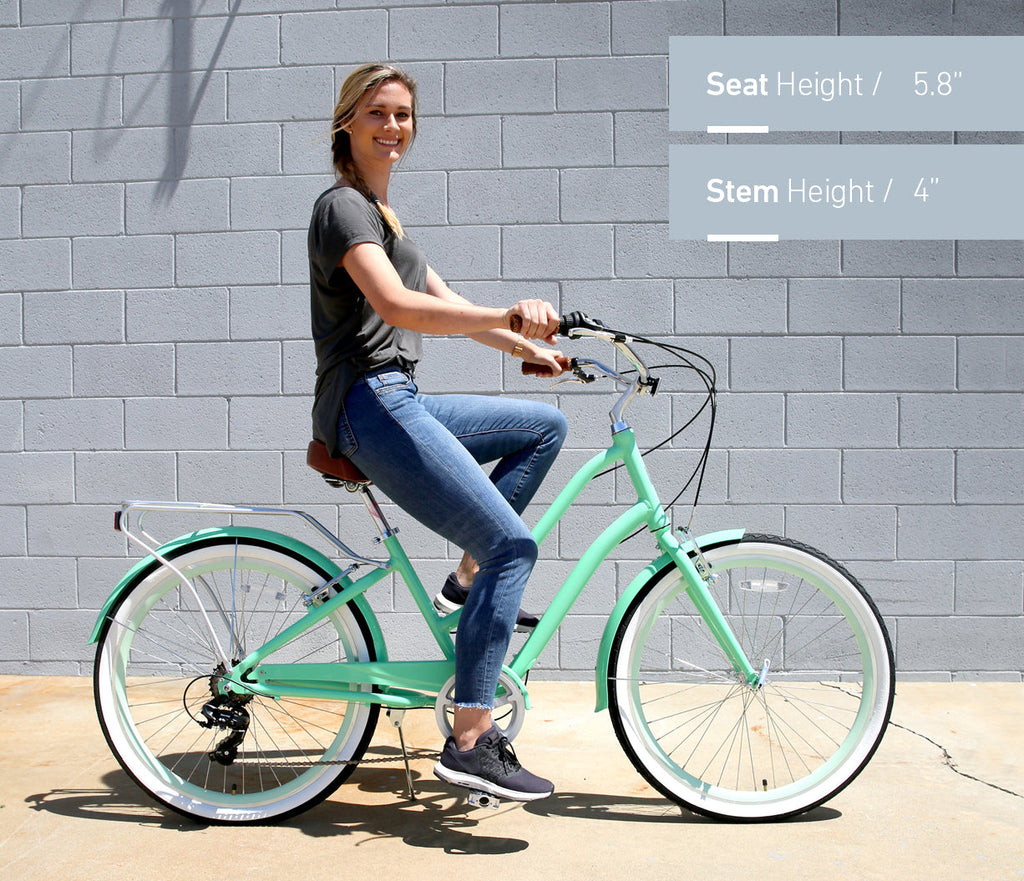 sixthreezero NEW EVRYjourney Women's 26" 7-Speed Speed Step-Through Touring Hybrid Bicycle — product view 50