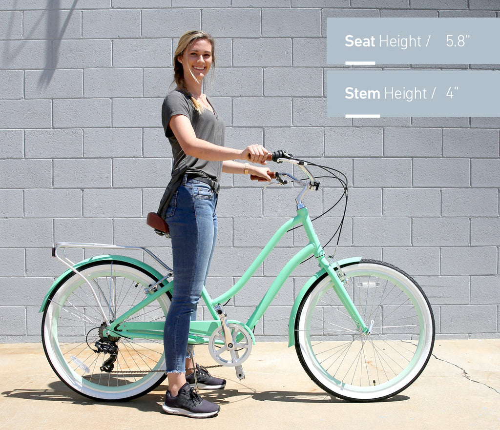 sixthreezero EVRYjourney Women's 26" Single Speed Step-Through Touring Hybrid Bicycle — product view 128