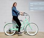 sixthreezero NEW EVRYjourney Women's 26" 7-Speed Speed Step-Through Touring Hybrid Bicycle — product view 52