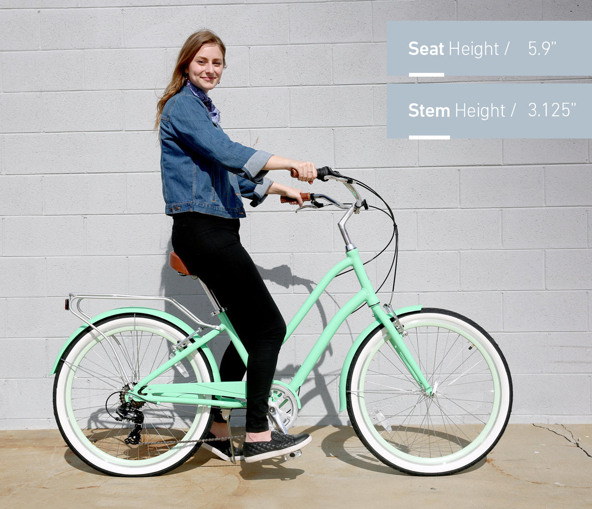 sixthreezero NEW EVRYjourney Women's 26" 7-Speed Speed Step-Through Touring Hybrid Bicycle — product view 52