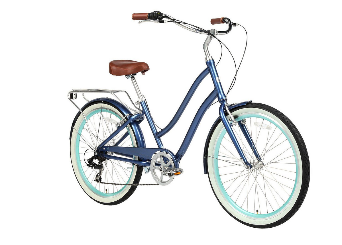 sixthreezero EVRYjourney Women's 24" 7 Speed Step-Through Touring Hybrid Bicycle — product view 39