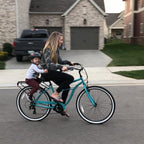 sixthreezero Around the Block Women's 24" 21 Speed Beach Cruiser Bicycle with Rear Rack — product view 35