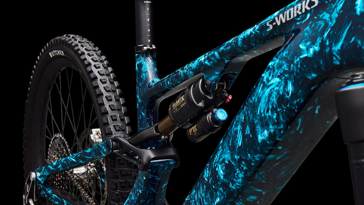 S-Works Turbo Levo 4 LTD (2026) — Astral Blue / Dark Navy / Chrome Strata — detail 150